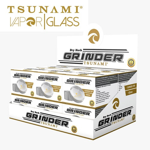 Tsunami 50MM Sunken Top Dry Herb Grinder, Grinder