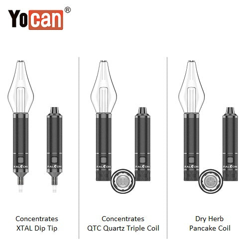 Yocan Falcon Wax and Dry Herb 6 In 1 Vaporizer Kit Yocan Wholesale