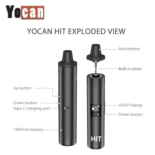 Yocan Hit Dry Herb Vaporizer Pen Kit