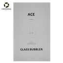 Crossing Ace-Cup Glass Bubbler
