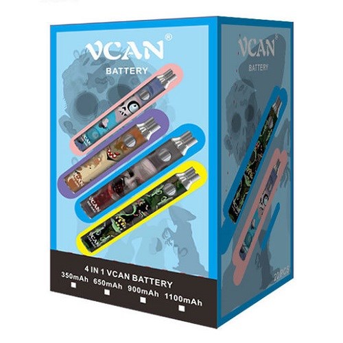 VCAN 1100 mAh 510 Thread Cartridge Battery Box of 20