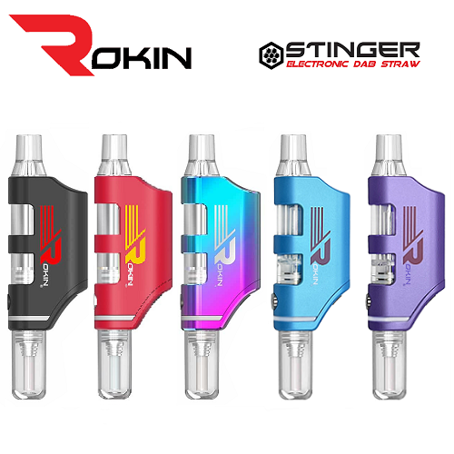 Rokin Stinger Electronic Dab Straw Color Options Yocan Wholesale