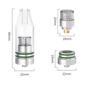 Longmada Crystal Quartz Chamber Wax Atomizer