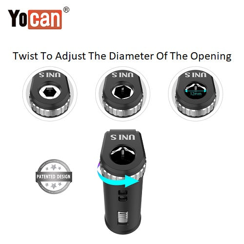3 Yocan Uni S Cartridge Battery Mod Adjustable Opening Yocan Wholesale