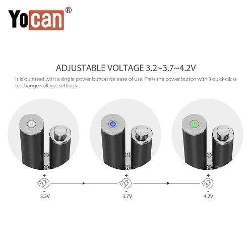 4 Yocan Torch XL 2020 Edition Variable Voltage Levels Yocan Wholesale