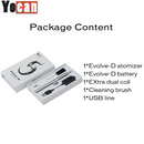 Yocan Evolve D Dry Herb Pen Kit Package Contents Yocan Wholesale
