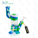 Waxmaid Robo 9" Silicone and Glass Water Pipe