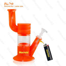 Waxmaid Robo 9" Silicone and Glass Water Pipe