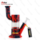 Waxmaid Robo 9" Silicone and Glass Water Pipe