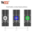 Yocan Falcon Wax and Dry Herb 6 In 1 Vaporizer Kit Variable Voltage Levels Yocan Wholesale