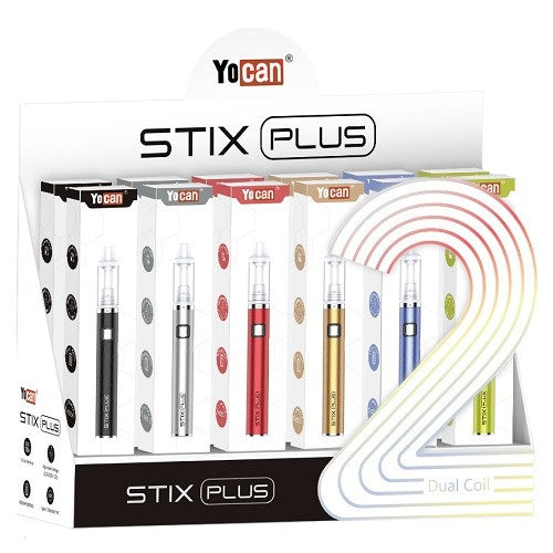 Yocan Stix Plus Vaporizer Kit Display of 12