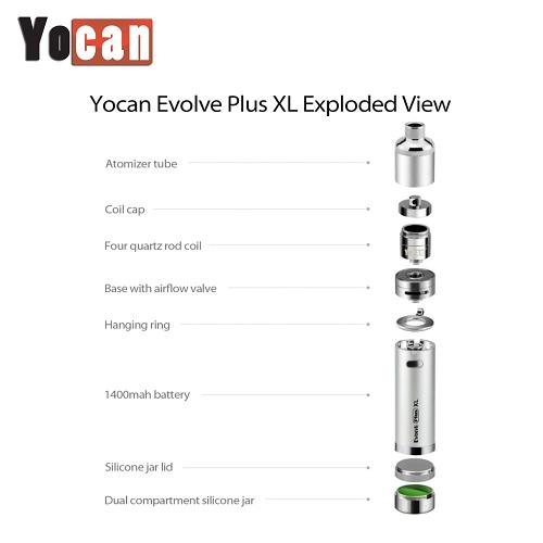 Yocan Evolve Plus XL Midnight Edition Wax Pen Kit