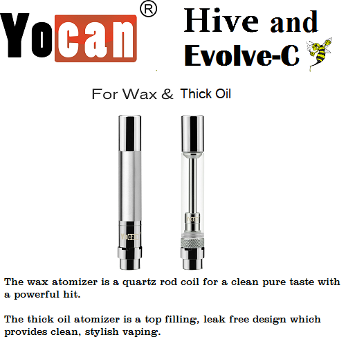 Yocan Hive, Hive 2.0, Flick, Evolve C Replacement Cartridges